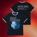 Iron Maiden Merch 2026 Wasted Years Ringer T-Shirt Gift Ideas For Band Fans - Merchluma