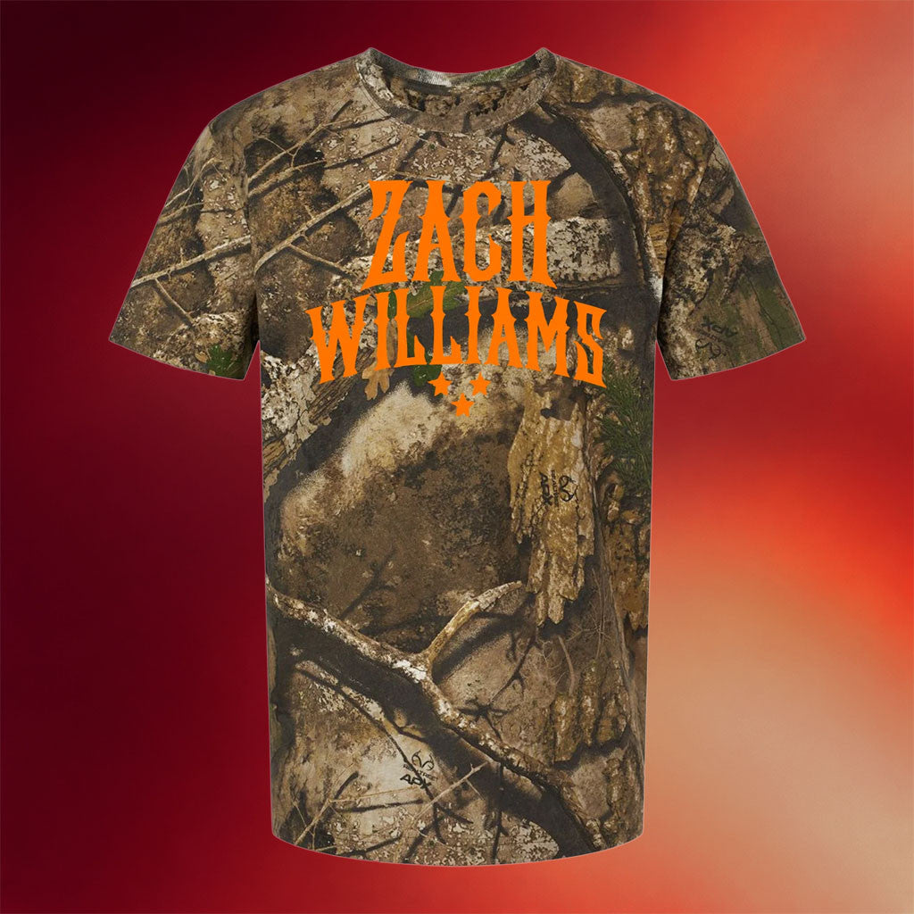 Zach Williams Merch 2026 Zach Williams Logo Camo T-Shirt Music Lover Gift Ideas For Him - Merchluma