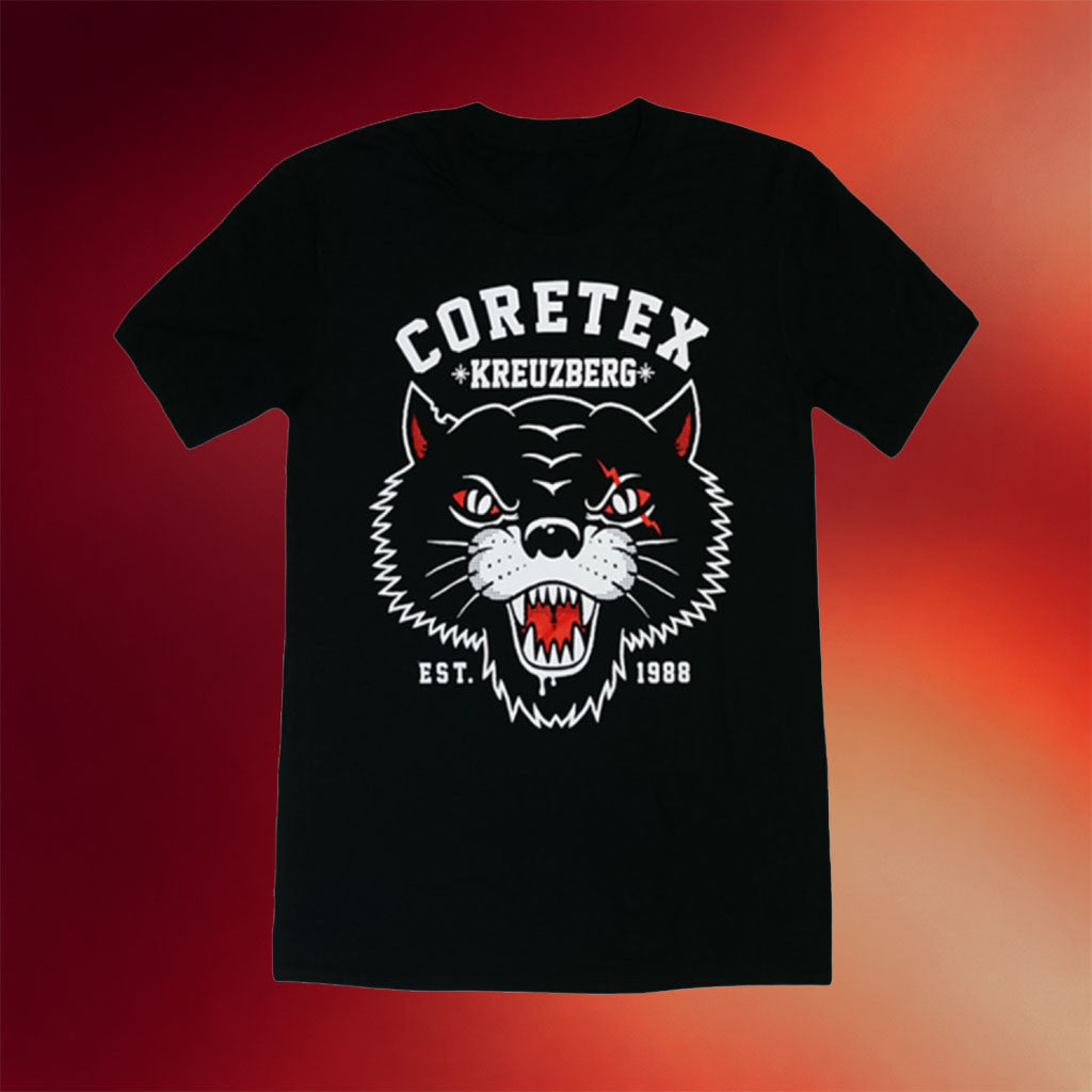 Coretex Records Merch 2026 Coretex Panther T-Shirt Black Unique Gifts For Husband - Merchluma