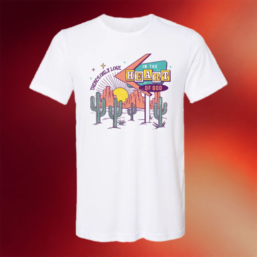 Zach Williams Merch 2026 Heart Of God Vintage White T-Shirt Christian Gifts Ideas - Merchluma
