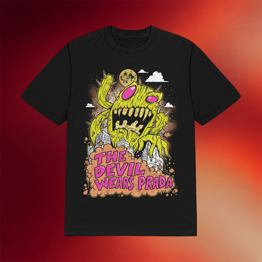 The Devil Wears Prada Merch 2026 Cactuszilla T-Shirt Black Best Gift For Band Fans - Merchluma