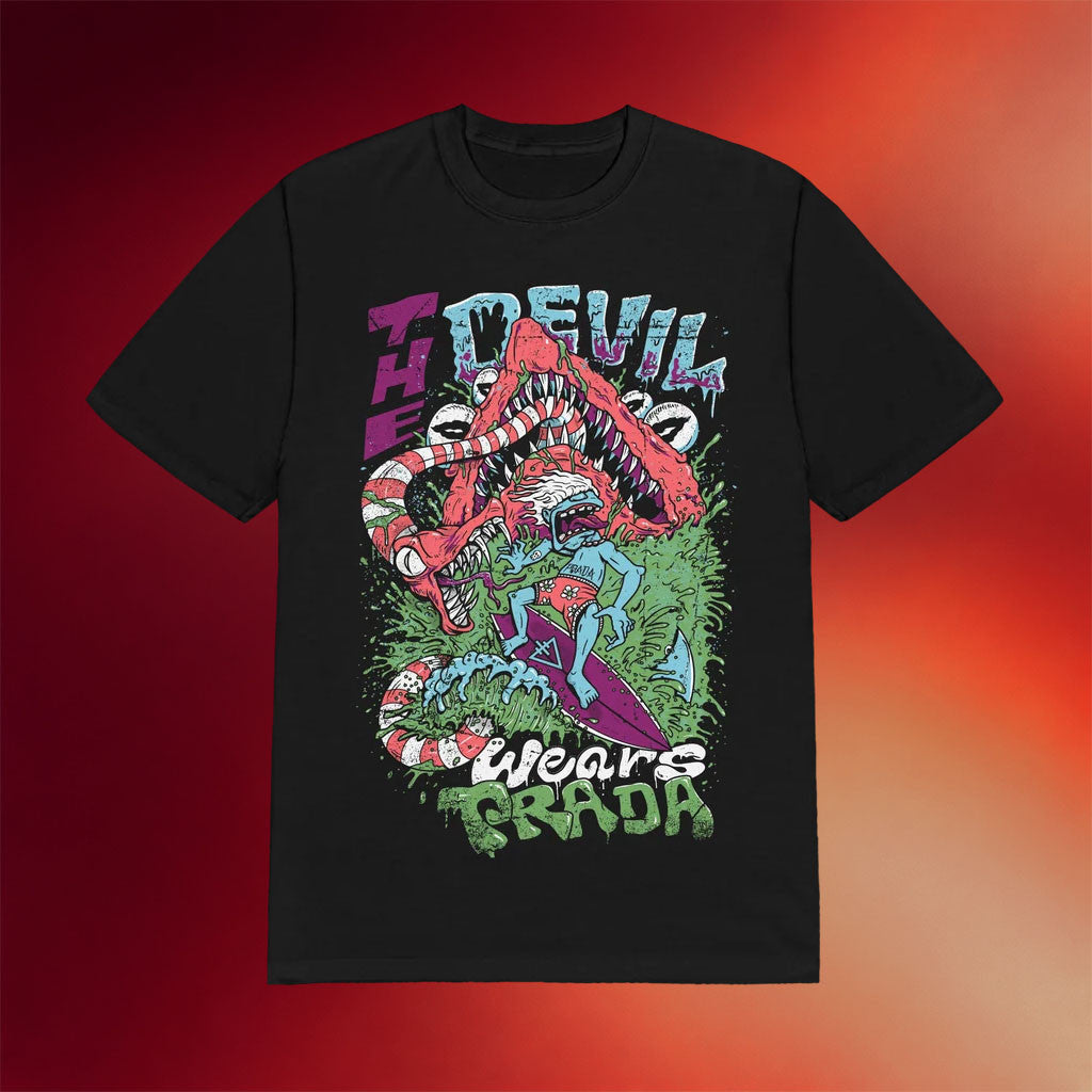 The Devil Wears Prada Merch 2026 Surf's Up T-Shirt Cool Gift For Metalcore Band Fans - Merchluma
