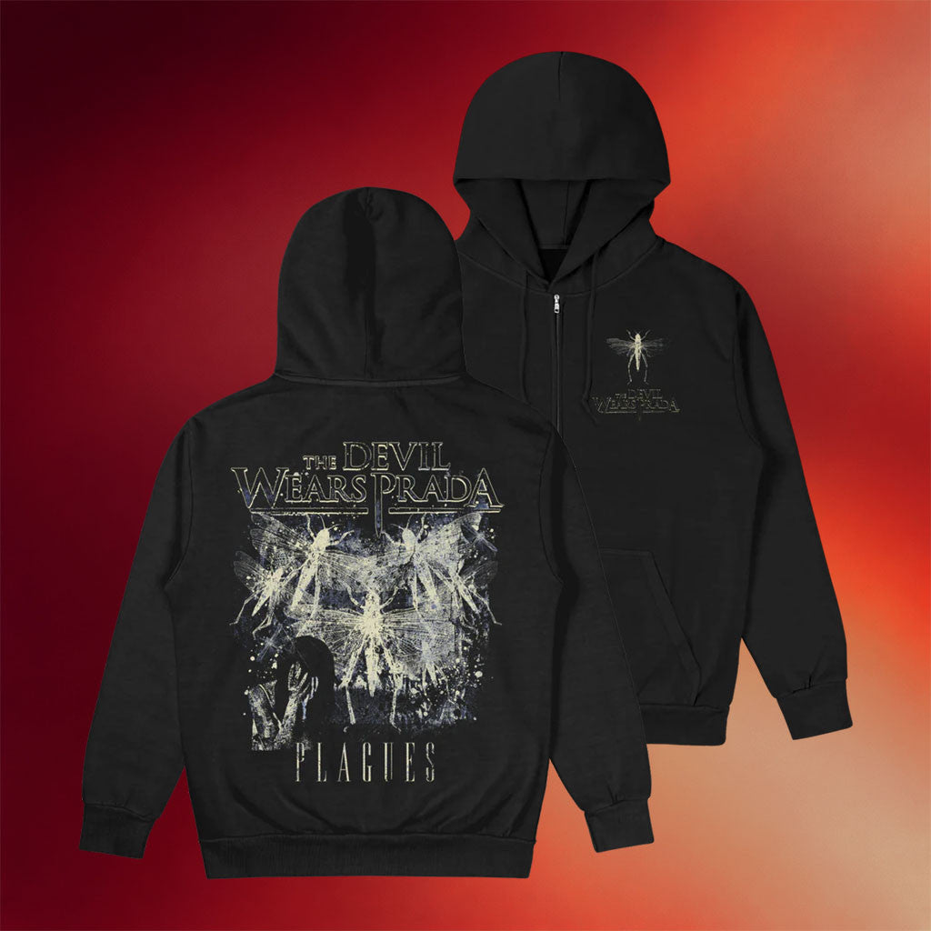 The Devil Wears Prada Merch 2026 Plagues Zip Hoodie Gift For Metalcore Band Fans - Merchluma