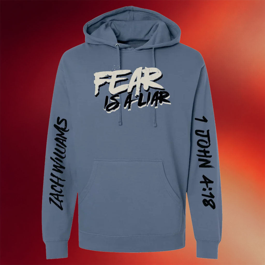 Zach Williams Merch 2026 Fear Is A Liar Hoodie Bible Verse Hoodie Gift For Music Fans - Merchluma