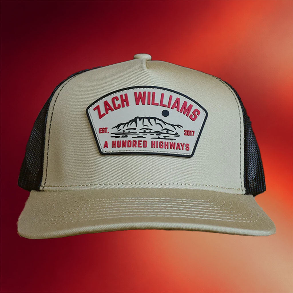 Zach Williams Merch 2026 Zach Williams Landscape Trucker Hat Music Gift Ideas For Guys - Merchluma