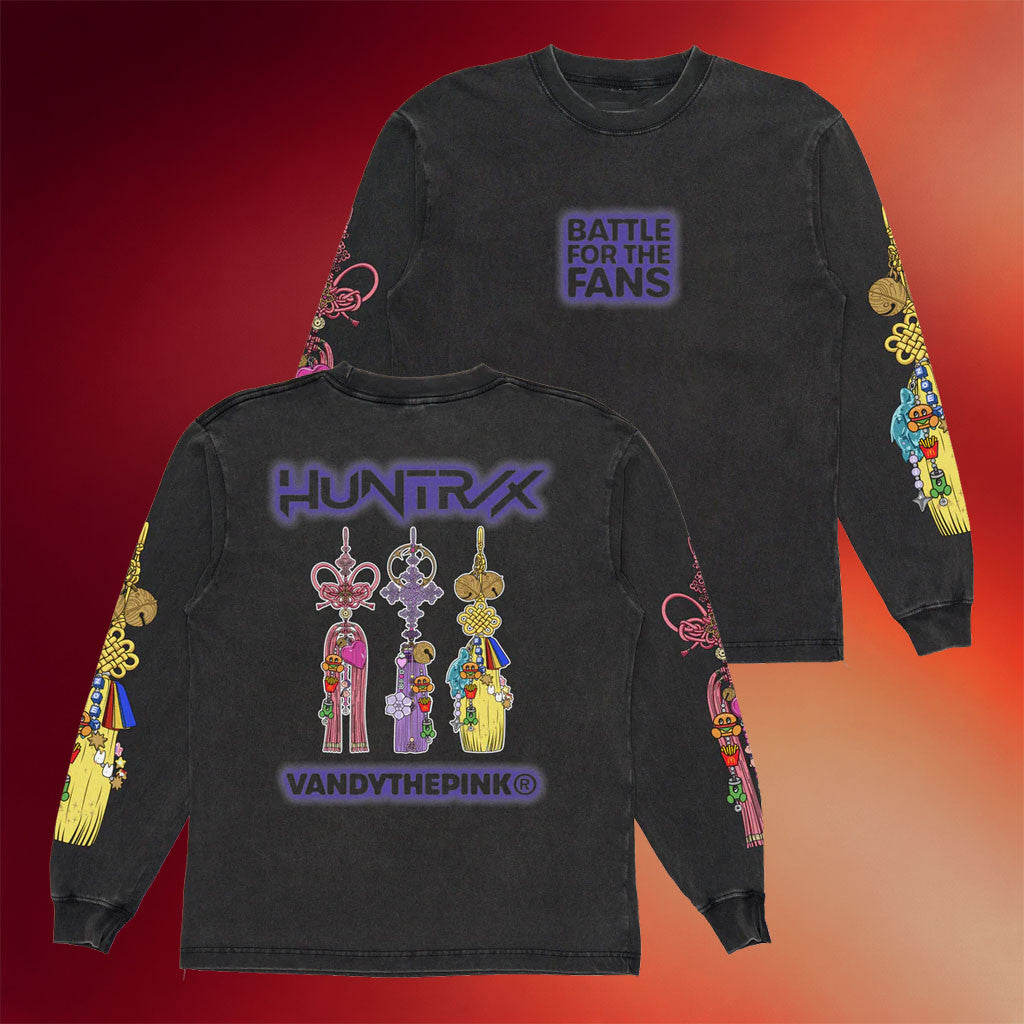 KPop Demon Hunters X McDonald's X VANDYTHEPINK Merch 2026 Battle For The Fans Long Sleeve Shirt - Merchluma