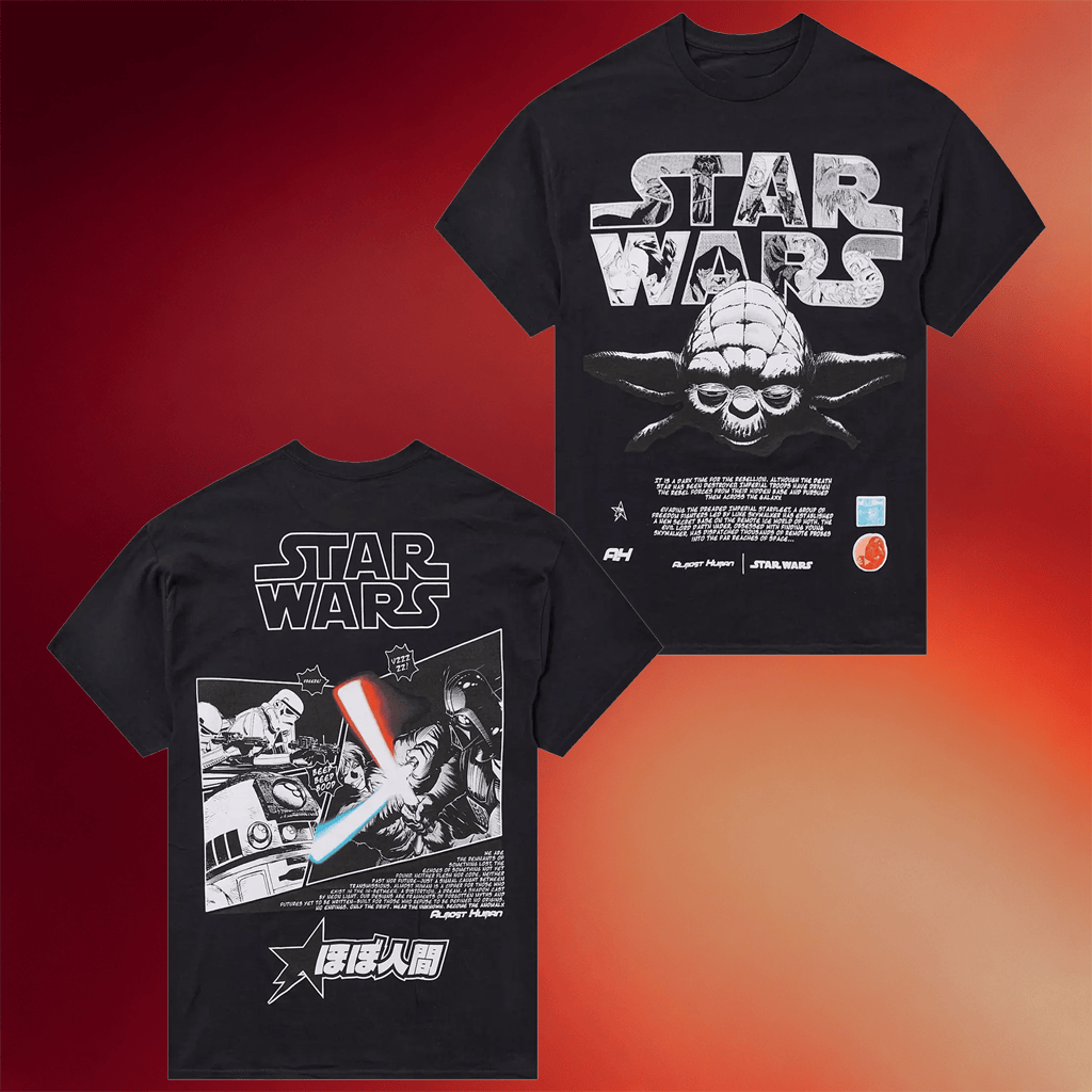 Star Wars Merch Star Wars Manga Yoda T-Shirt By Almost Human Shirt Gifts For Brother - Merchluma