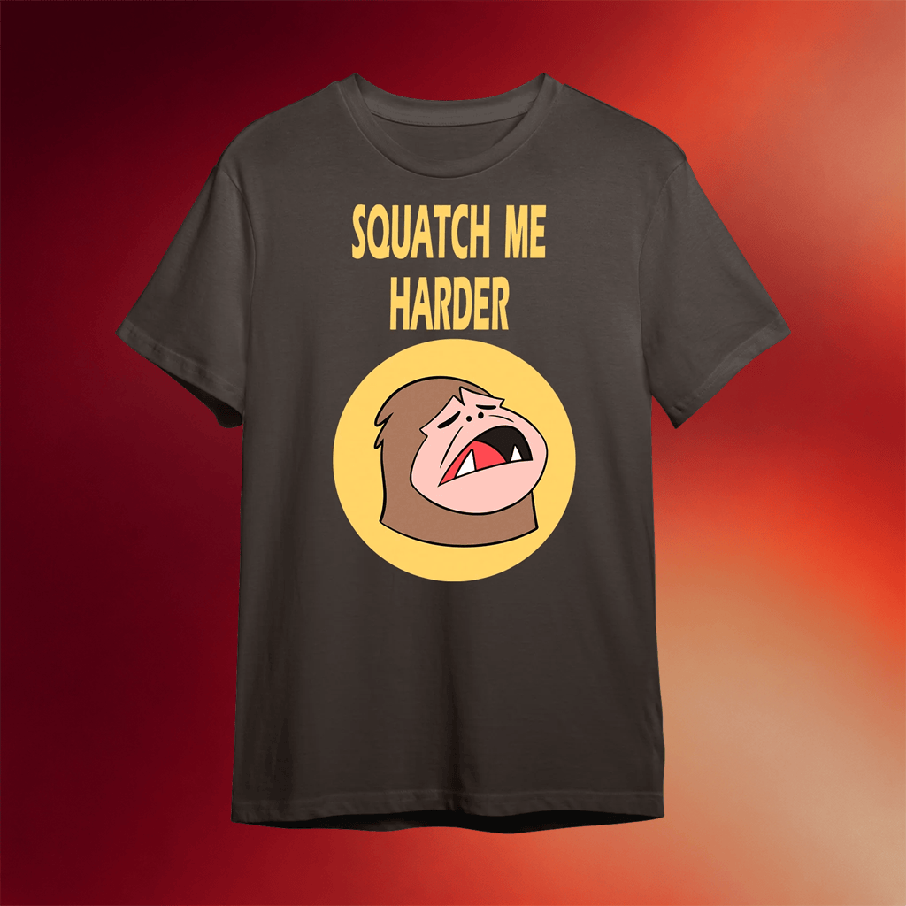 Shark Robot Merch 2026 Spindlehorse Squatch Me Harder T-Shirt Birthday Gift For BFF - Merchluma