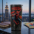 The Amazing Spider-Man Comic Action City Skyline Tumbler Spider-Man Merch 2026 Gift For Son - Merchluma