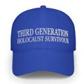 Third Generation Holocaust Survivor Hat Embroidered Gifts For Friends - Merchluma