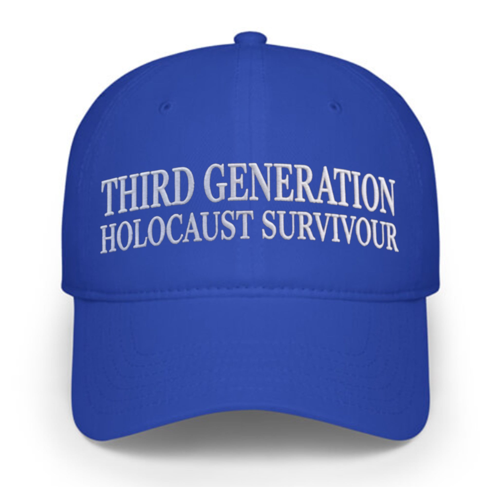 Third Generation Holocaust Survivor Hat Embroidered Gifts For Friends - Merchluma