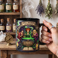 Personalized Hocus Pocus Spell Brewing In Progress Mug Spooky Brew Magic Cup Witch Lovers Gift - Merchluma