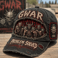Gwar Est 1984 Hat Problem Solved Hat Gwar Merch Gift For Heavy Metal Band Fans - Merchluma