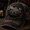 Judas Priest Go Metal Gods Hat Problem Solved Hat Judas Priest Merch Gift for Band Fans - Merchluma