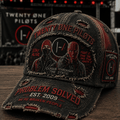 Twenty One Pilots Merch Clique Through The Static Hat We're Broken People Cap Music Fan Gifts - Merchluma