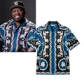 50 Cent Versace Hall of Heroes Hawaiian Shirt 2026 50 Cent Merch Gift Ideas For Dudes - Merchluma