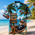 Auburn Tigers No Work No Stress Hawaiian Shirt Beach Summer Clothing Auburn Tigers Merch - Merchluma