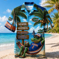 Florida Gators No Work No Stress Hawaiian Shirt Florida Gators Merch Present For Fans - Merchluma