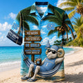 North Carolina Tar Heels No Work No Stress Hawaiian Shirt Tar Heels Merch Gifts For Fans - Merchluma