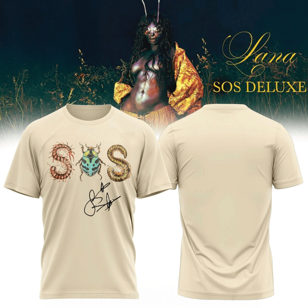 SZA SOS Deluxe LANA T-Shirt SZA Merch Gift Ideas For Music Lovers - Merchluma