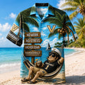 Vanderbilt Commodores No Work No Stress Hawaiian Shirt Vanderbilt Commodores Merch Fan Gifts - Merchluma