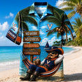 Virginia Cavaliers No Work No Stress Hawaiian Shirt Virginia Cavaliers Merch Present For Summer - Merchluma