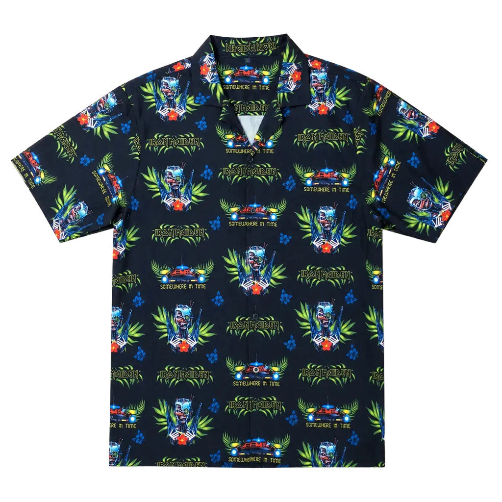 Eddie Somewhere In Time Summer 2026 Hawaiian Shirt Iron Maiden Merch Gift For Music Lovers - Merchluma