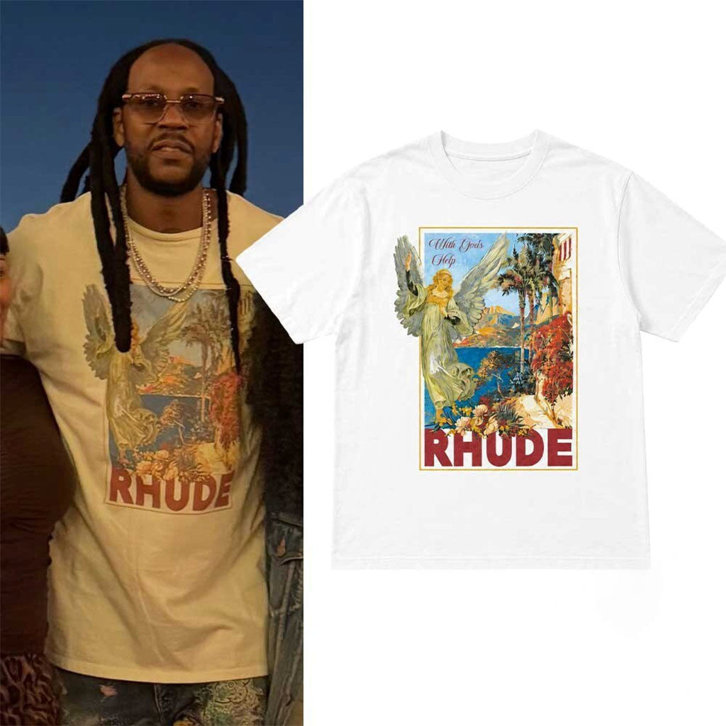 2 Chainz In Malibu Rhude Angel Shirt 2026 2 Chainz Merch Present For Brother - Merchluma
