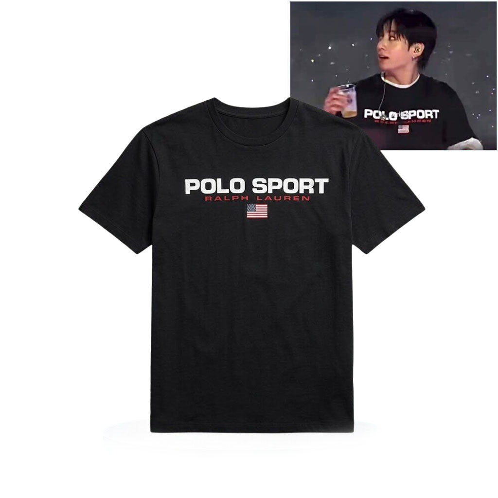 BTS Jungkook Polo Ralph Lauren Polo Sport T-Shirt 2026 BTS Merch Gift For Army - Merchluma