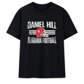 Daniel Hill Alabama Football Distressed Number 4 T-Shirt Alabama Crimson Tide Merch Fan Gifts - Merchluma