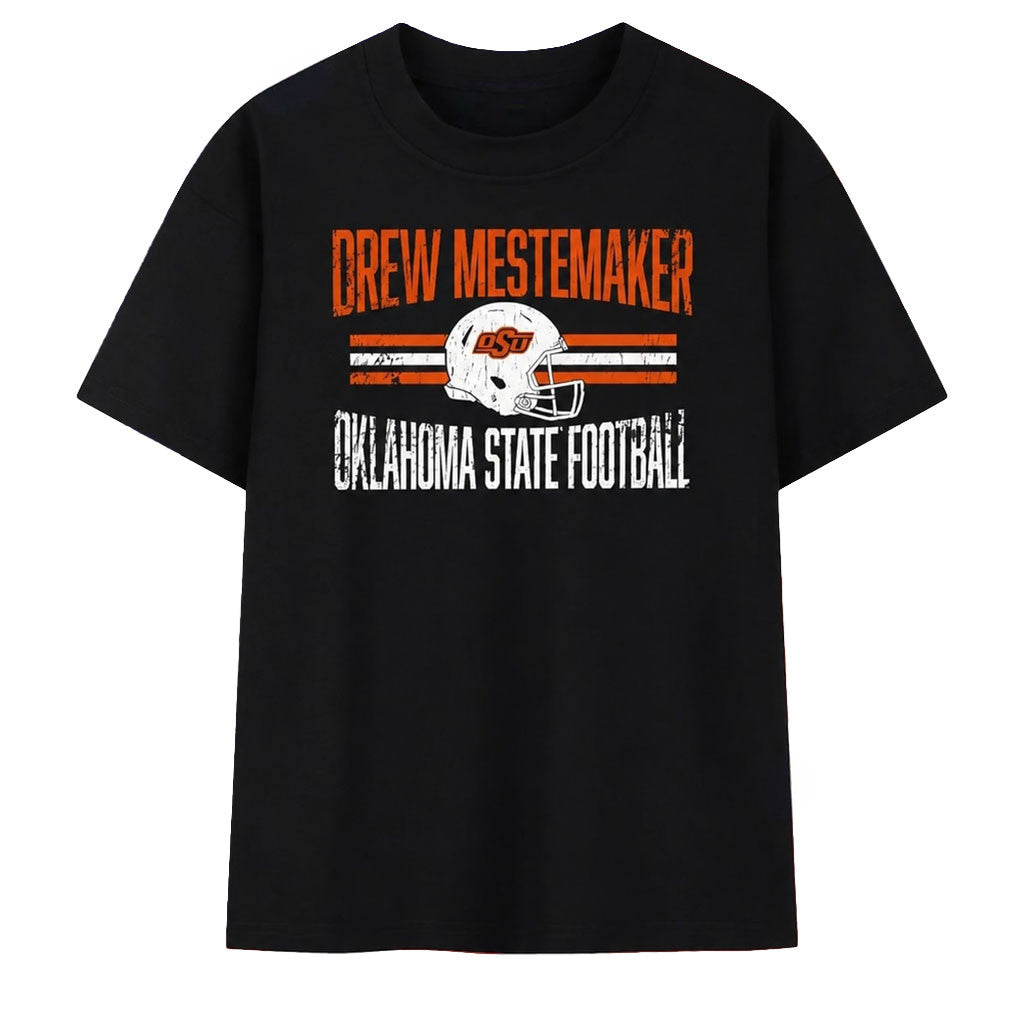 Drew Mestemaker Oklahoma State Football T-Shirt Oklahoma State Cowboys Merch Fan Gifts - Merchluma