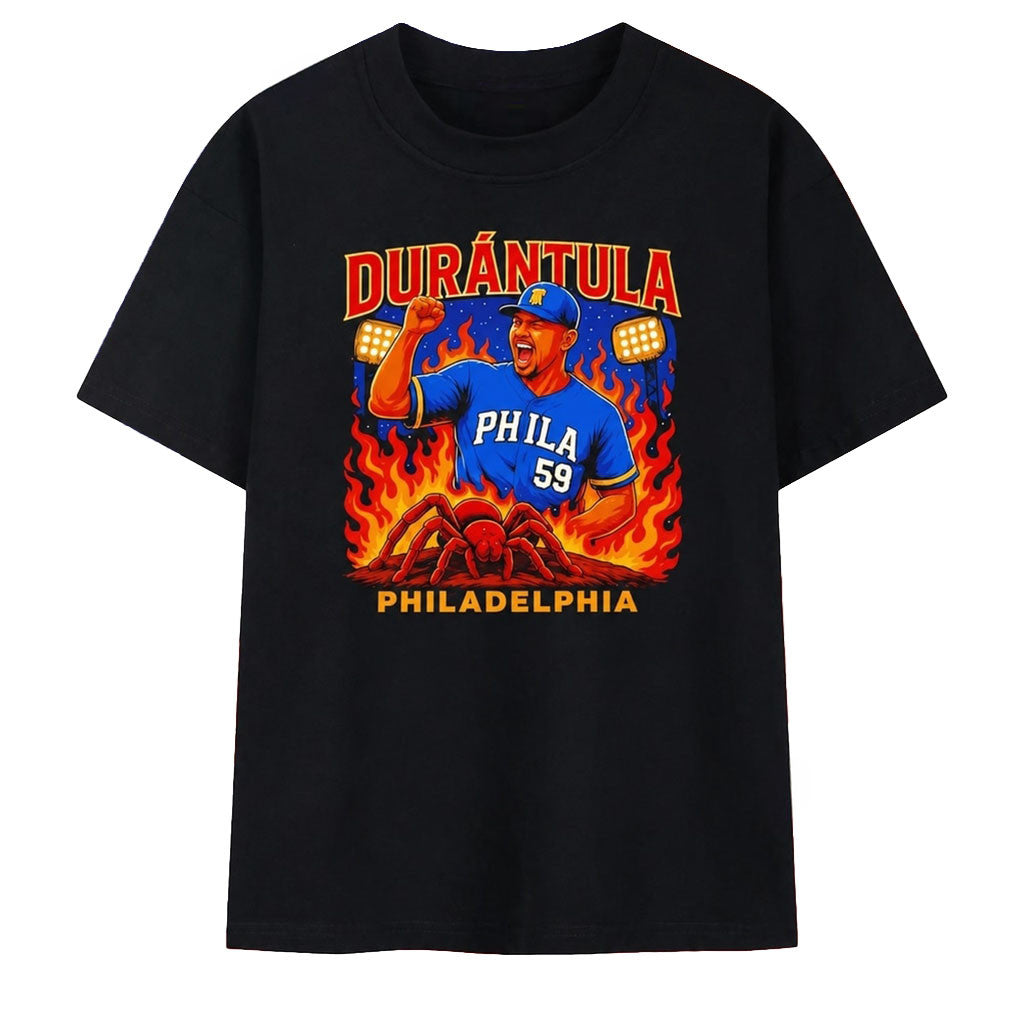 Durantula Phila #59 Philadelphia Baseball T-Shirt Philadelphia Phillies Merch Gift For Fans - Merchluma