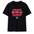 Ohio State Buckeyes Bo Jackson 25 T-Shirt Black Buckeyes Merch Gift For Sports Lovers - Merchluma
