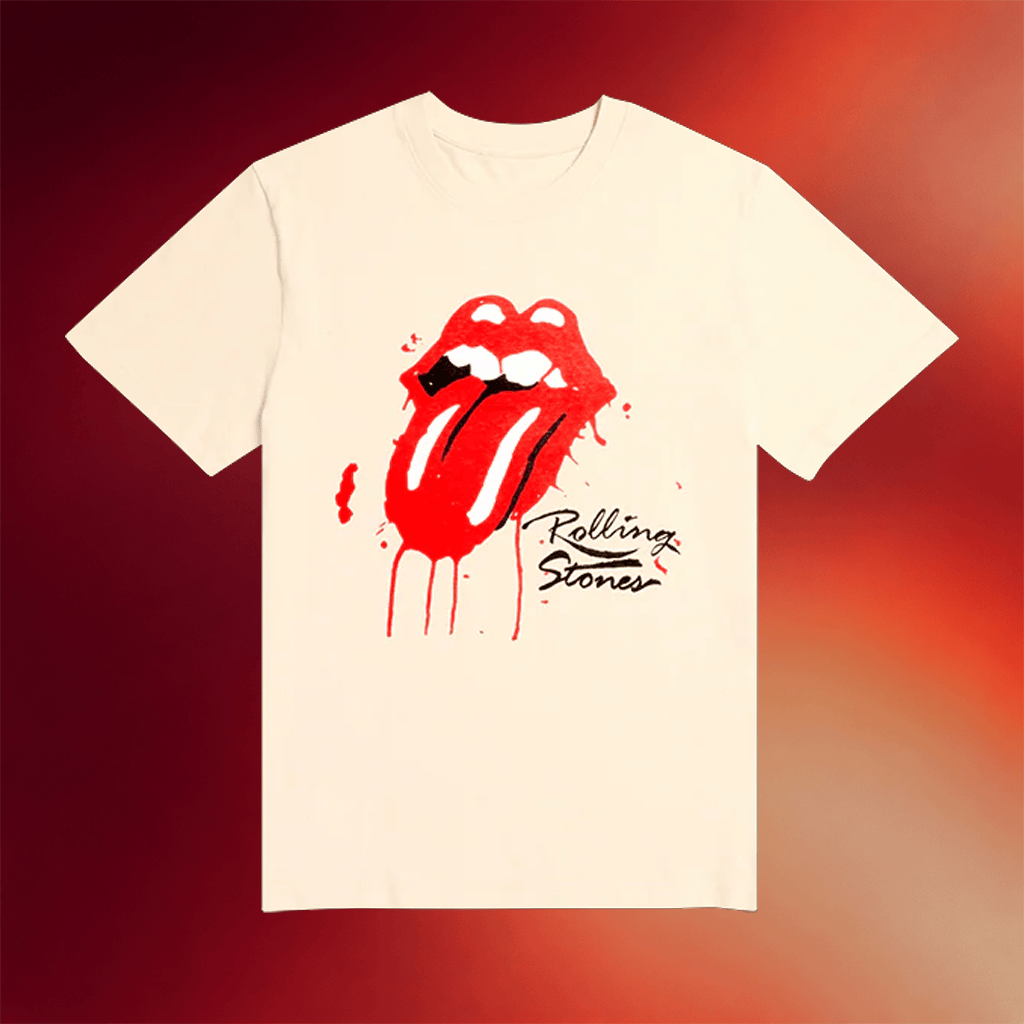 The Rolling Stones Merch Rolling Stones Dripping Tongue T-Shirt Gifts For Friends - Merchluma