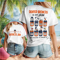 Denver Football Merch Peanuts Snoopy Jam Shirt Denver Broncos Is My Jam T-Shirt Fan Gifts - Merchluma