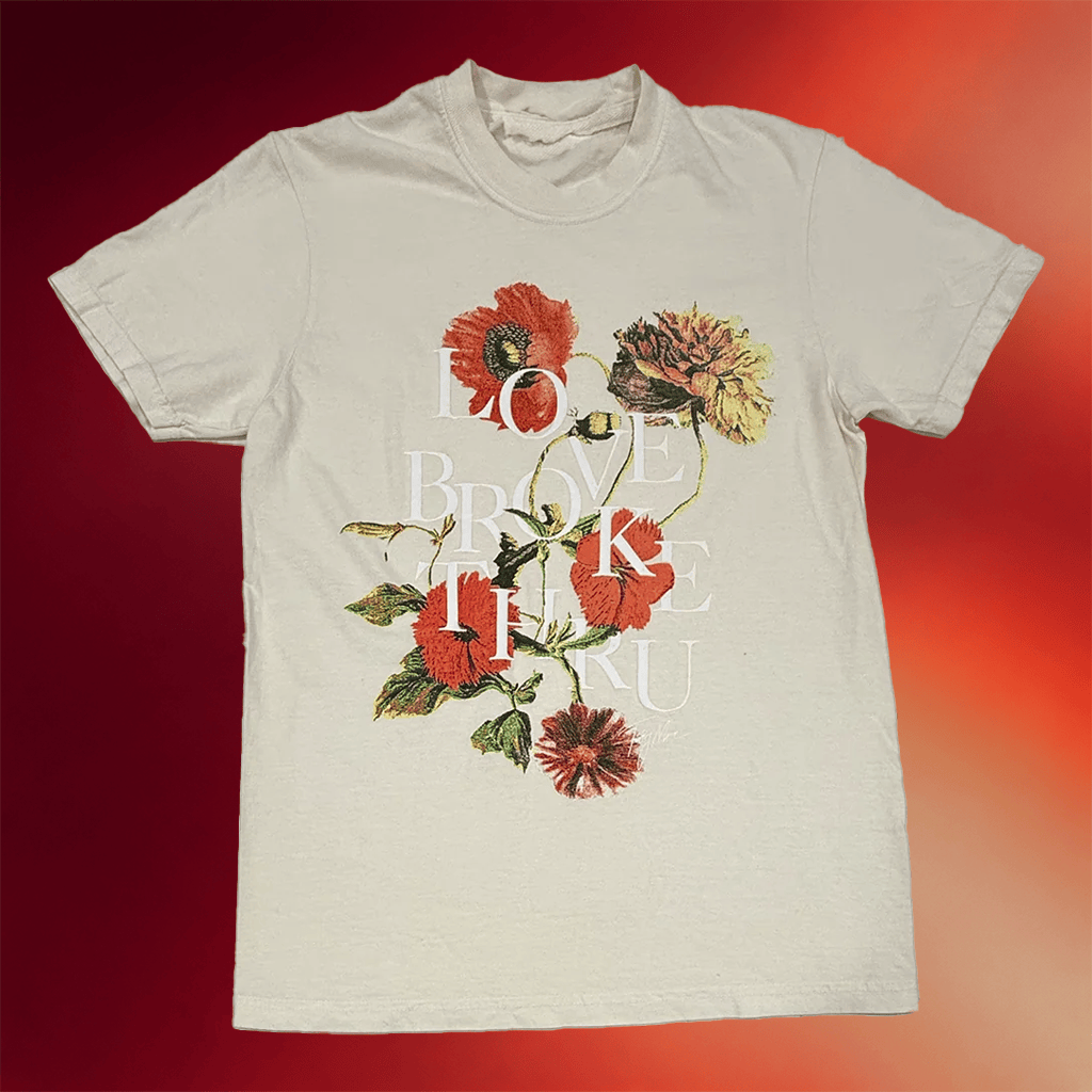 TobyMac Merch Love Broke Thru Flower T-Shirt Music Lover Gifts For Him - Merchluma