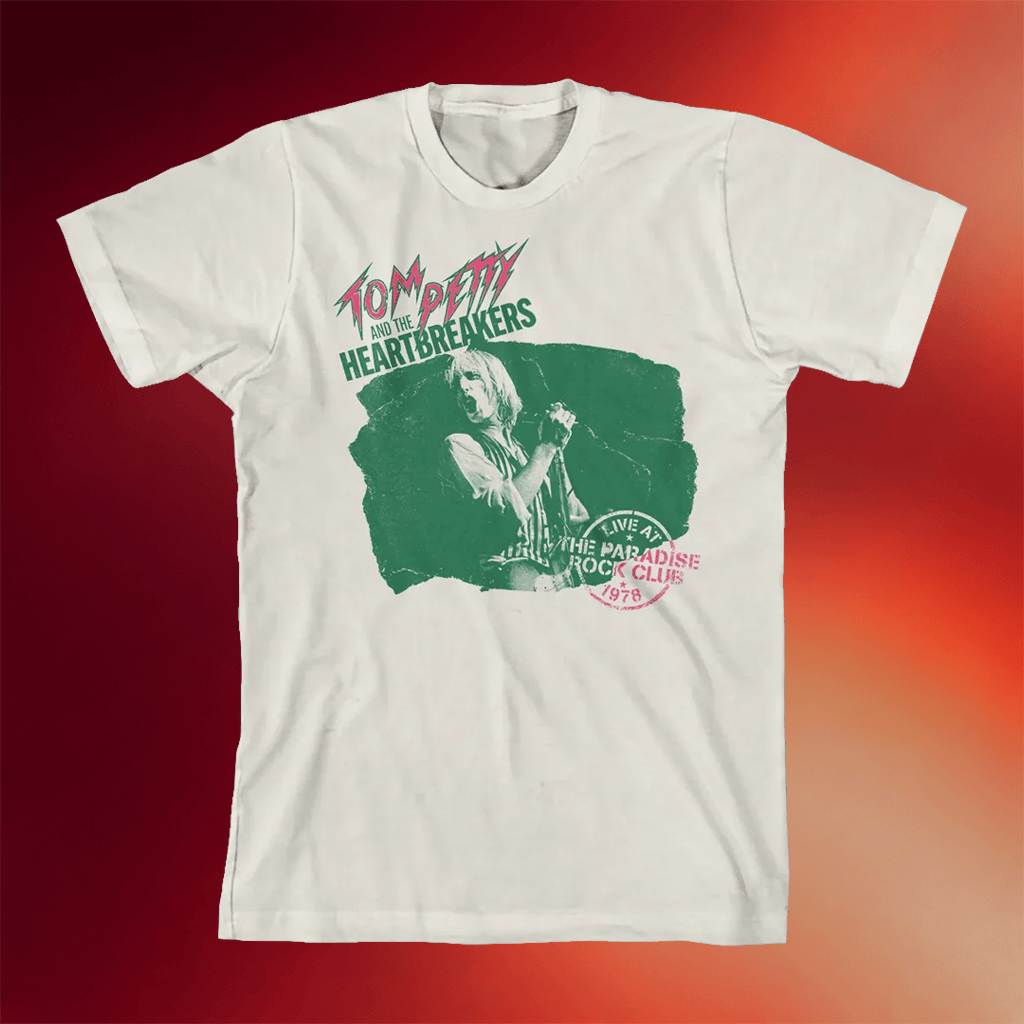 Tom Petty Merch Live At The Paradise Rock Club 1978 Vintage T-Shirt Gifts For Music Lovers - Merchluma