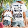 Indianapolis Football Peanuts Snoopy Jam Shirt Indianapolis Colts Merch Gift For Game Day - Merchluma