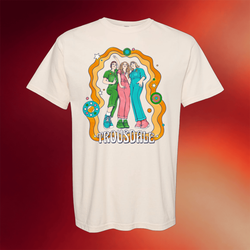 Trousdale Merch Portrait T-Shirt Trousdale Shirt Gifts For BFF Music Lovers - Merchluma