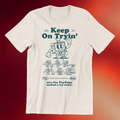 Try Guys Merch 2026 Keep On Tryin' T-Shirt Vintage TV Mascot Shirt Gift For Fans - Merchluma
