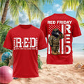 Baltimore Ravens Military Raven Mascot Red Friday Shirt Baltimore Ravens Merch Patriotic Gifts - Merchluma