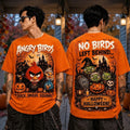 Angry Birds Character Halloween Orange T-Shirt 2026 Trick Smash Squawk Shirt Halloween Gifts - Merchluma