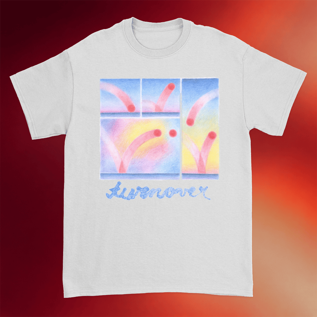 Turnover Merch 2026 Red Rubber Ball T-Shirt Turnover Band Shirt Gifts For Rock Lovers - Merchluma