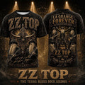 ZZ Top LA Grange Forever 1969-2026 Tribute T-Shirt Beard Blues And Boogie Shirt ZZ Top Merch - Merchluma