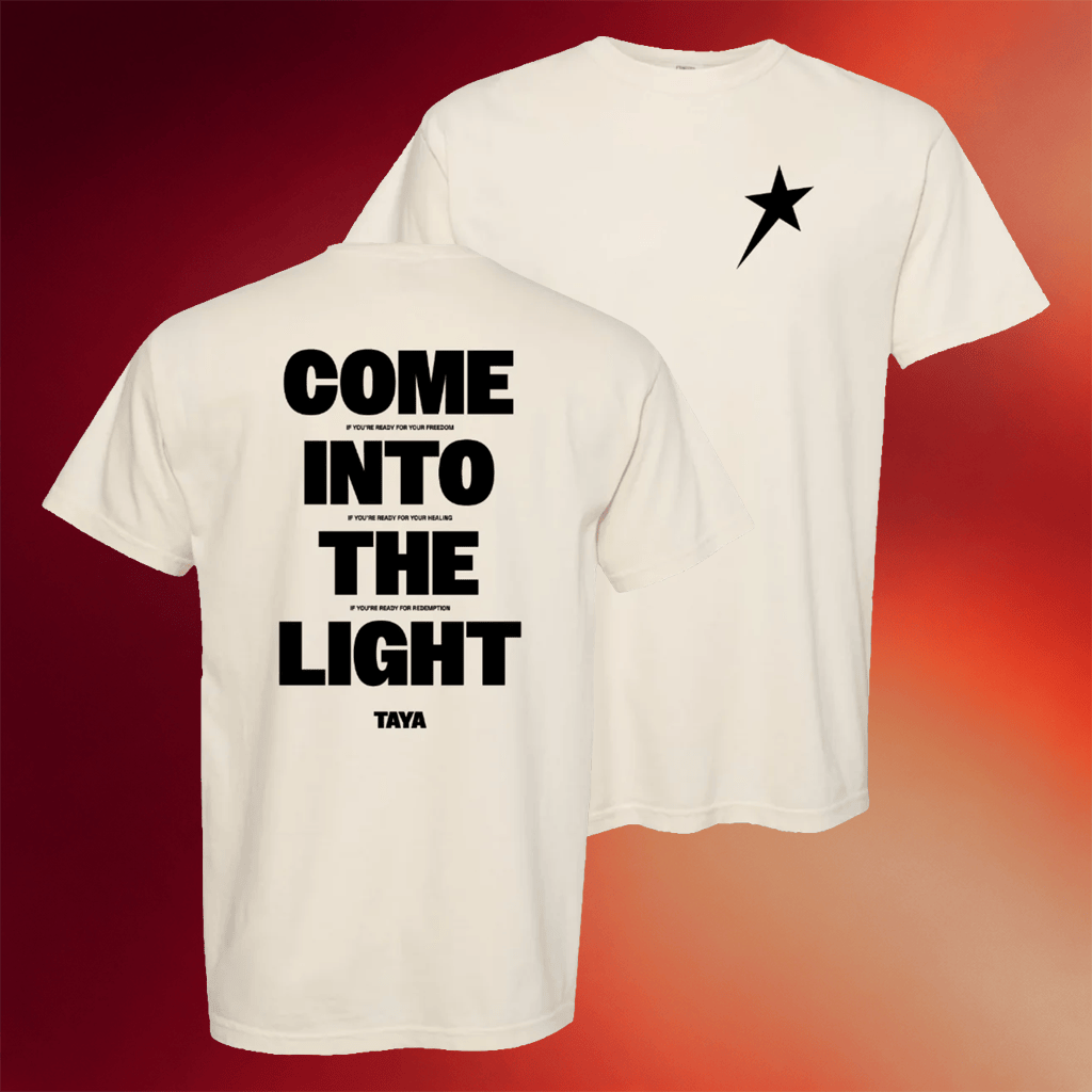TAYA Merch 2026 Come Into The Light T-Shirt Best Gifts For Music Lovers - Merchluma