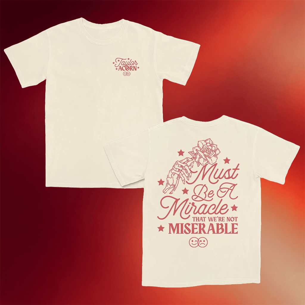 Taylor Acorn Merch 2026 Miracle T-Shirt Taylor Acorn Shirt Music Lover Gift For Him - Merchluma