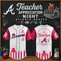 Atlanta Braves Teacher Appreciation Night Baseball Jersey Atlanta Braves Merch Fan Gifts - Merchluma