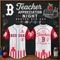 Boston Red Sox Teacher Appreciation Night Baseball Jersey Red Sox Merch Teacher Gifts - Merchluma
