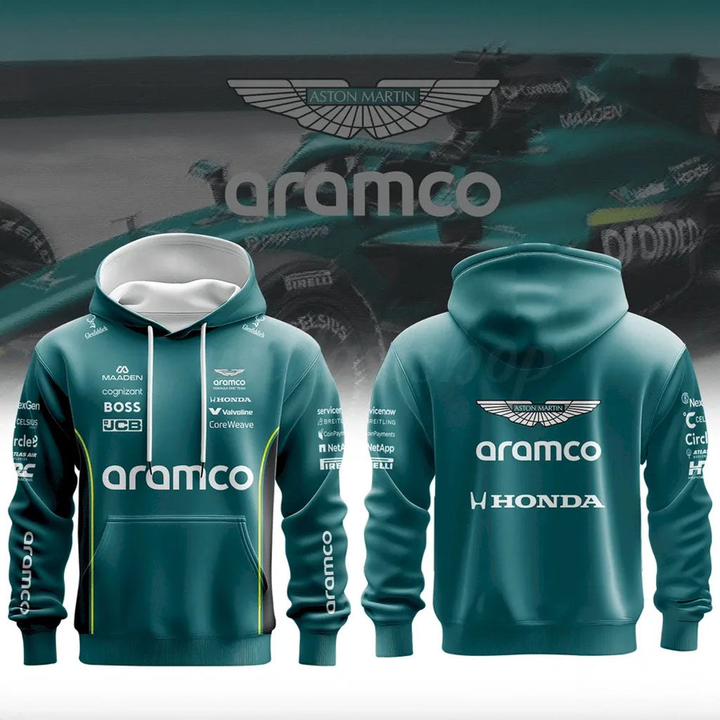 Aston Martin Aramco F1 Racing Team 2026 Hoodie F1 Merch Best Gift For Brothers - Merchluma