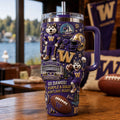 Washington Huskies Merch Go Dawgs Montlake Ready Tumbler Best Gifts For Football Lovers - Merchluma